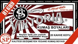 Viktoria Toz Kumaş Boyası 20 KAHVE KOYU - 1