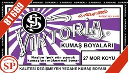 Viktoria Toz Kumaş Boyası 27 MOR KOYU - 1