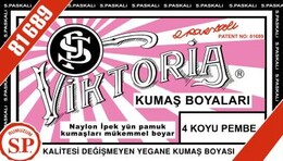 Viktoria Toz Kumaş Boyası 4 KOYU PEMBE - 1