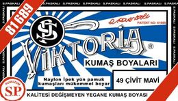 Viktoria Toz Kumaş Boyası 49 ÇİVİT MAVİ - 1