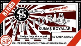 Viktoria Toz Kumaş Boyası 52 YANIK KAHVE - 1