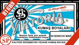 Viktoria Toz Kumaş Boyası 60 BONCUK MAVİ - 1