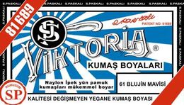 Viktoria Toz Kumaş Boyası 61 BLUJİN MAVİSİ - 1