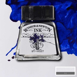 Winsor & Newton Drawing Ink Çizim Mürekkebi 14 ml. 688 Violet - 1