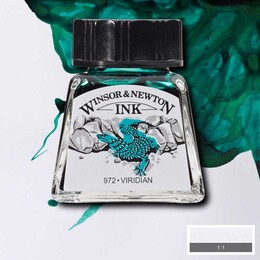 Winsor & Newton Drawing Ink Çizim Mürekkebi 14 ml. 692 Viridian - 1