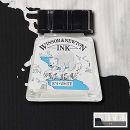 Winsor & Newton Drawing Ink Çizim Mürekkebi 14 ml. 702 White - 1