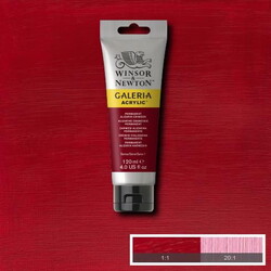 Winsor & Newton Galeria Akrilik Boya 120 ml. 466 Permanent Alizarin Crimson - 1