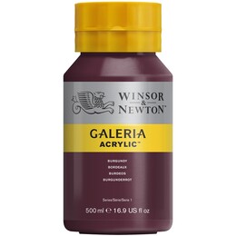 Winsor & Newton Galeria Akrilik Boya 500 ml. 075 Burgundy - 1