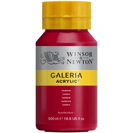 Winsor & Newton Galeria Akrilik Boya 500 ml. 203 Crimson - 1