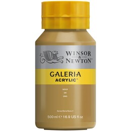 Winsor & Newton Galeria Akrilik Boya 500 ml. 283 Metallic Gold - 1