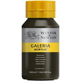 Winsor & Newton Galeria Akrilik Boya 500 ml. 386 Mars Black - 1