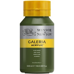 Winsor & Newton Galeria Akrilik Boya 500 ml. 447 Olive Green - 1