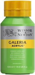 Winsor & Newton Galeria Akrilik Boya 500 ml. 483 Permanent Green Light - 1