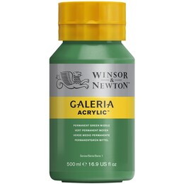 Winsor & Newton Galeria Akrilik Boya 500 ml. 484 Permanent Green Medium - 1