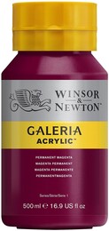 Winsor & Newton Galeria Akrilik Boya 500 ml. 488 Permanent Magenta - 1