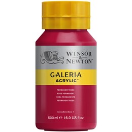 Winsor & Newton Galeria Akrilik Boya 500 ml. 502 Permanent Rose - 1