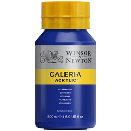 Winsor & Newton Galeria Akrilik Boya 500 ml. 660 Ultramarine - 1