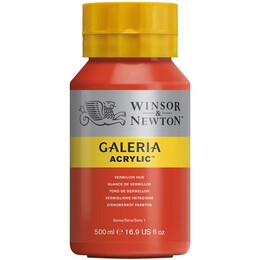 Winsor & Newton Galeria Akrilik Boya 500 ml. 682 Vermilion Hue - 1