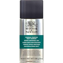 Winsor & Newton General Purpose Matt Varnish Çok Amaçlı Mat Sprey Vernik 150 ml. - 1