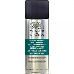 Winsor & Newton General Purpose Matt Varnish Çok Amaçlı Mat Sprey Vernik 400 ml. - 1