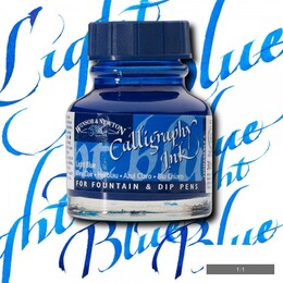 Winsor & Newton Kaligrafi Mürekkebi 30 ml. 350 LIGHT BLUE - 1