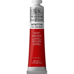 Winsor & Newton Winton Yağlı Boya 200 ml. 6 Cadmium Red Deep Hue - 1