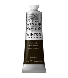 Winsor & Newton Winton Yağlı Boya 37 ml. 24 Ivory Black - 1