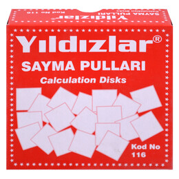 Yıldızlar Plastik Sayma Pulları - 1