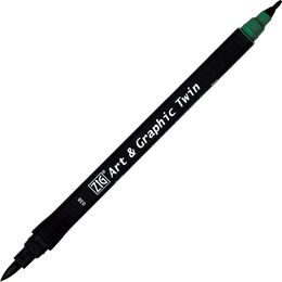 Zig Art & Graphic Twin Marker Çizim Kalemi 38 Sea Green - 1