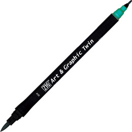 Zig Art & Graphic Twin Marker Çizim Kalemi 54 French Green - 1