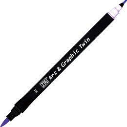 Zig Art & Graphic Twin Marker Çizim Kalemi 602 Pastel Violet - 1