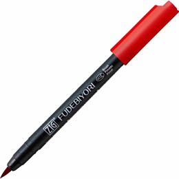 Zig Fudebiyori Brush Pen Fırça Uçlu Kalem 22 CARMINE RED - 1