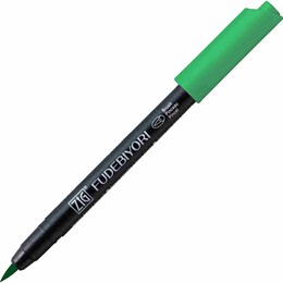 Zig Fudebiyori Brush Pen Fırça Uçlu Kalem 48 EMERALD GREEN - 1