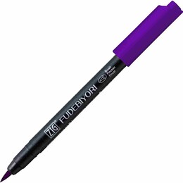 Zig Fudebiyori Brush Pen Fırça Uçlu Kalem 84 DEEP VIOLET - 1