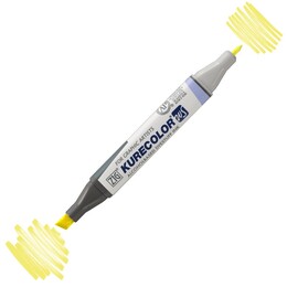 Zig Kurecolor Twin S Grafik Çizim Marker Kalemi 102 Lemon Yellow - 1