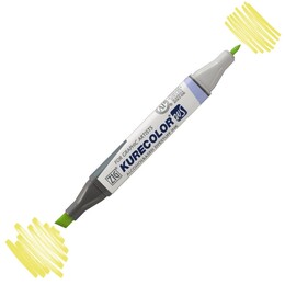 Zig Kurecolor Twin S Grafik Çizim Marker Kalemi 120 Barium Yellow - 1