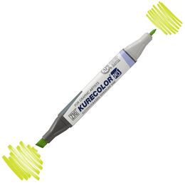 Zig Kurecolor Twin S Grafik Çizim Marker Kalemi 124 Yellow Green - 1