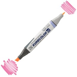 Zig Kurecolor Twin S Grafik Çizim Marker Kalemi 221 Light Pink - 1