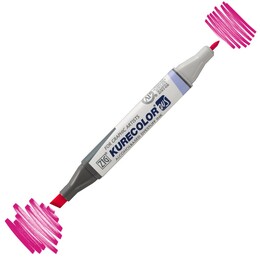 Zig Kurecolor Twin S Grafik Çizim Marker Kalemi 225 Pink - 1