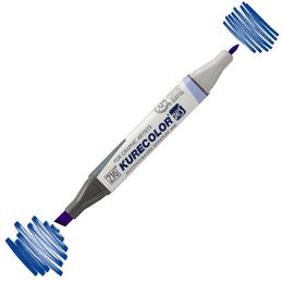 Zig Kurecolor Twin S Grafik Çizim Marker Kalemi 317 Blue - 1