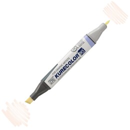 Zig Kurecolor Twin S Grafik Çizim Marker Kalemi 417 Porcelain - 1