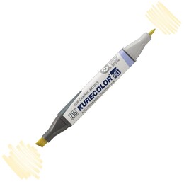 Zig Kurecolor Twin S Grafik Çizim Marker Kalemi 422 Cream Yellow - 1