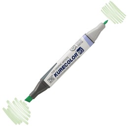 Zig Kurecolor Twin S Grafik Çizim Marker Kalemi 520 Green Shadow - 1