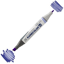 Zig Kurecolor Twin S Grafik Çizim Marker Kalemi 607 Violet - 1