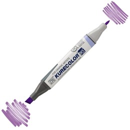 Zig Kurecolor Twin S Grafik Çizim Marker Kalemi 634 Light Violet - 1